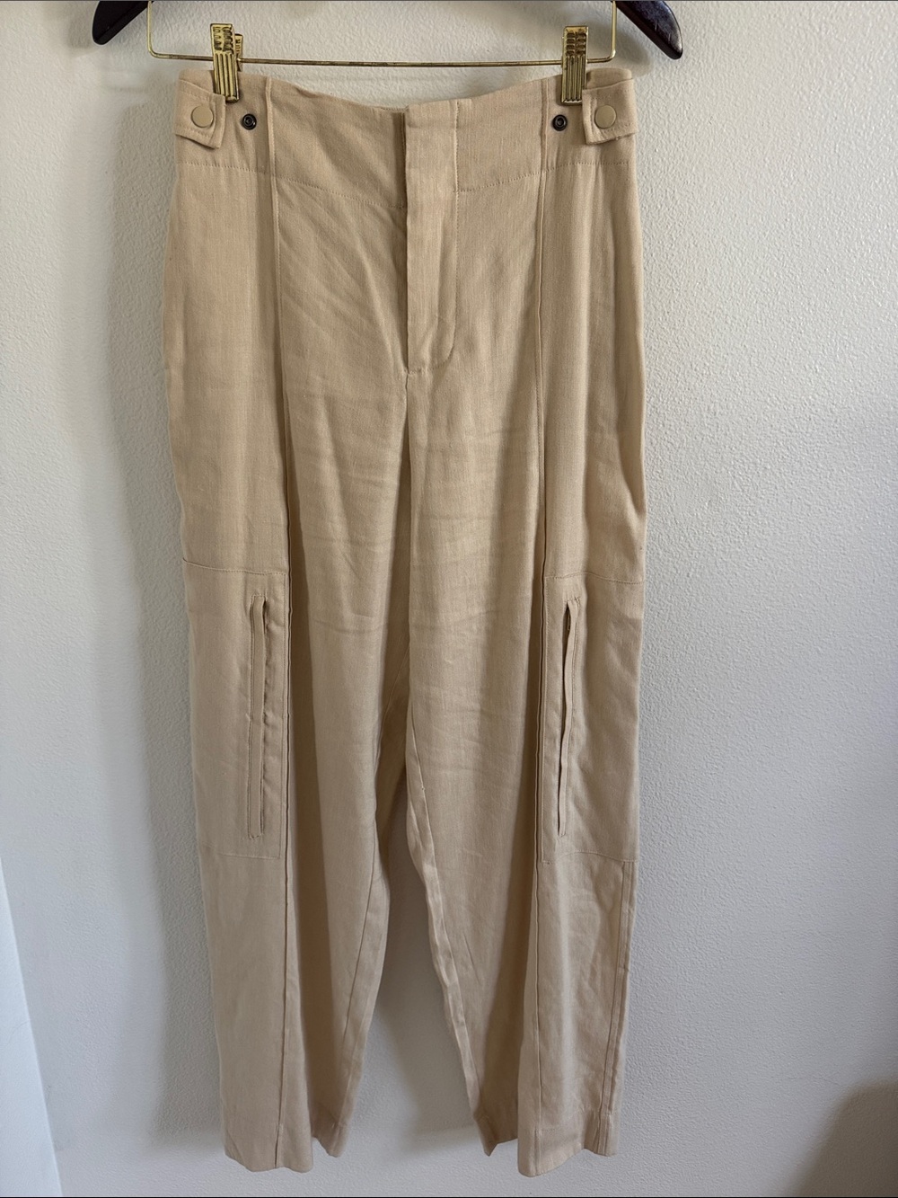Jason Wu Straight-Leg Linen Pants